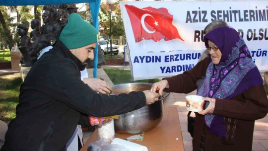 Erzurum lezzetleri Aydınlılara tanıtıldı