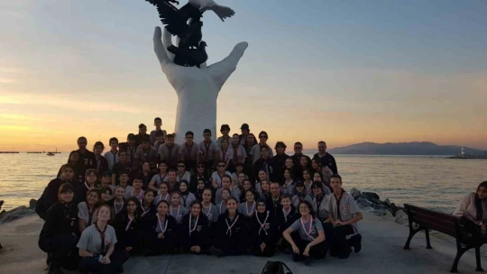 Eskişehir izcileri Germencik'te kamp kurdu