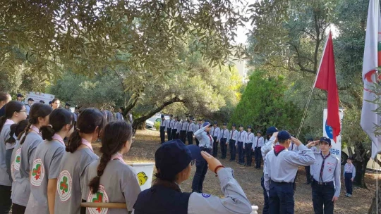 Eskişehir izcileri Germencik'te kamp kurdu