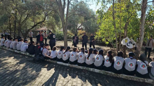 Eskişehir izcileri Germencik'te kamp kurdu