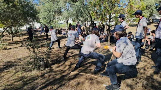 Eskişehir izcileri Germencik'te kamp kurdu