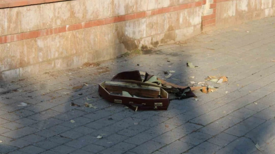 Fünye ile patlatılan şüpheli çanta boş çıktı