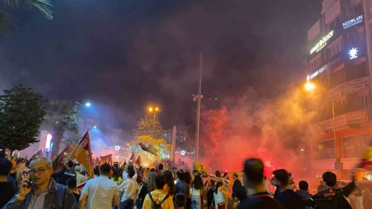 Galatasaray'ın şampiyonluğu Aydın'da coşkuyla kutlandı