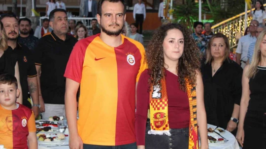 Galatasaray sevdalıları Aydın'da şampiyonluk için bir araya geldi