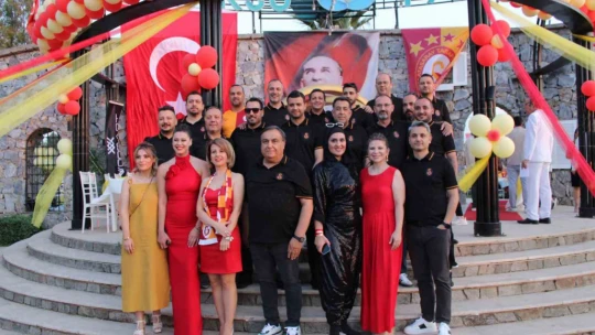 Galatasaray sevdalıları Aydın'da şampiyonluk için bir araya geldi
