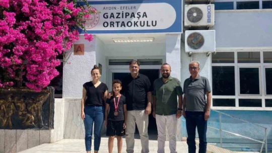 Gazipaşa ortaokulu öğrencisinden, Türkiye derecesi