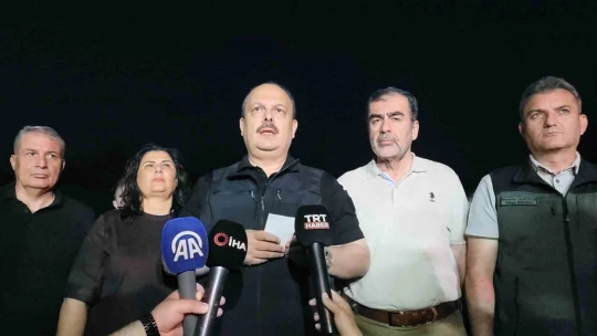 Gece görüşlü helikopterler gece boyunca yangına müdahale edecek
