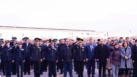 Geçirdiği kalp krizi sonucu hayatını kaybeden polis memuru için tören düzenlendi