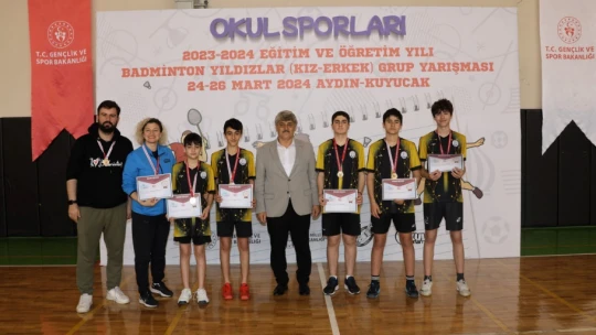 Genç yeteneklerin badminton mücadelesi tamamlandı