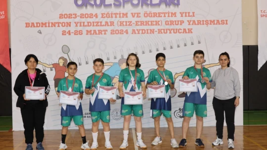Genç yeteneklerin badminton mücadelesi tamamlandı