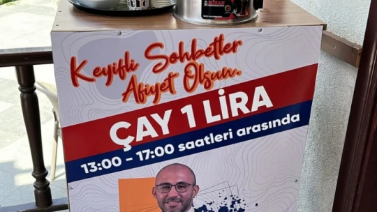 Germencik Belediyesi çay fiyatlarını 1 TL olarak güncelledi