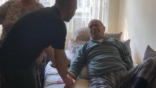 Germencik Belediyesi'nden hasta yatağı desteği