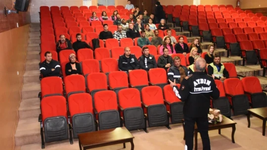 Germencik Belediyesi personeline yangın eğitimi