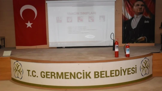 Germencik Belediyesi personeline yangın eğitimi