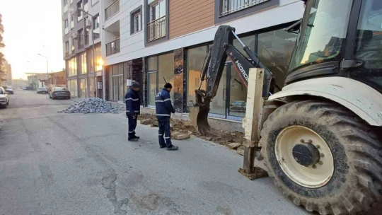 Germencik Belediyesi yol çalışmalarını sürdürüyor