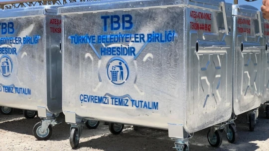 Germencik'e 100 yeni çöp konteyneri