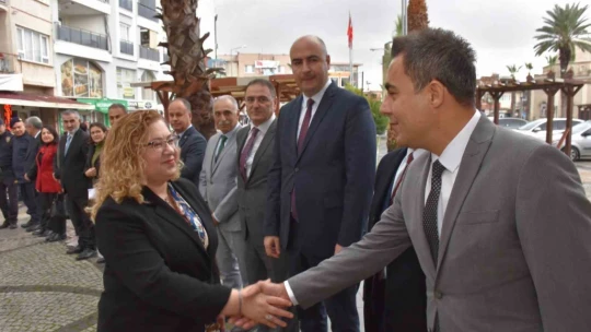 Germencik'e atanan Kaymakam Doğru göreve başladı