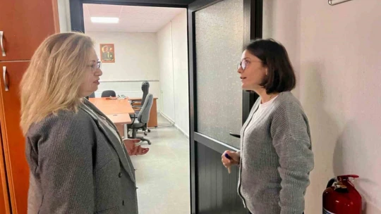 Germencik Kaymakamı Doğru, SYDV Müdürü Beydağ'dan çalışmalar hakkında bilgi aldı