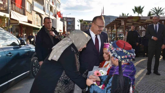 Germencik Kaymakamı Doğru, Vali Canbolat'ı ağırladı