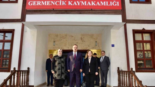 Germencik Kaymakamı Doğru, Vali Canbolat'ı ağırladı