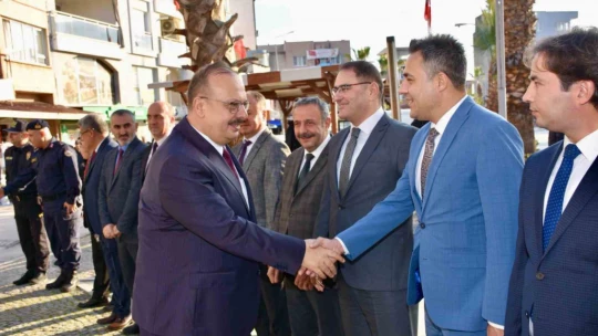 Germencik Kaymakamı Doğru, Vali Canbolat'ı ağırladı