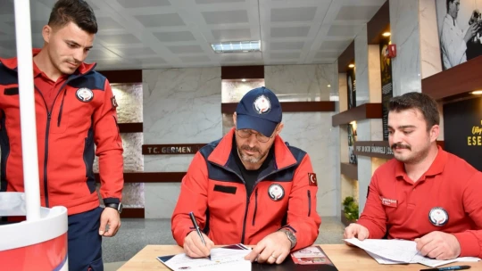 Germencik'te belediye personellerine afet eğitimi