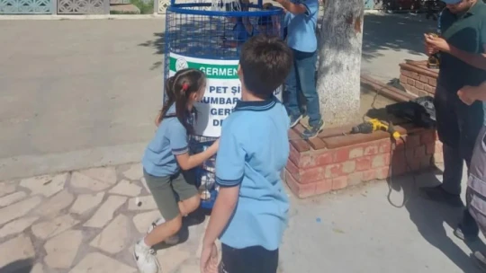 Germencik'te çocuklar atık yönetimini öğreniyor