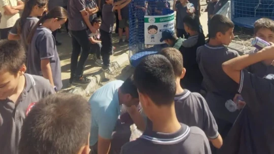 Germencik'te çocuklar atık yönetimini öğreniyor