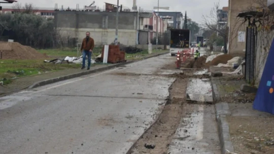Germencik'te doğalgaz için ilk kazma vuruldu