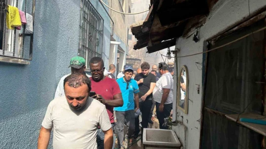 Germencik'te ev yangını
