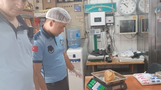 Germencik'te gramaj denetimi yapıldı