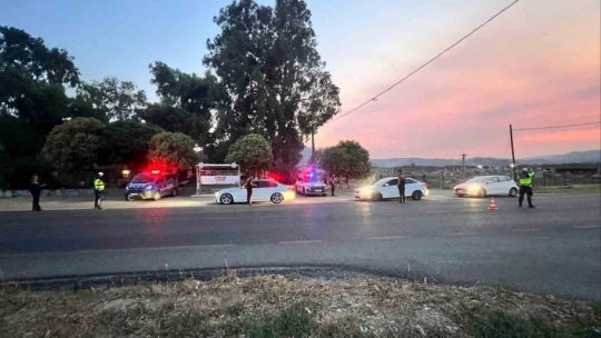 Germencik'te Jandarmadan şok yol ve asayiş uygulaması