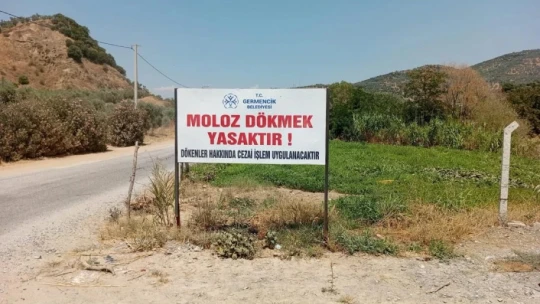 Germencik'te moloz mesaisi