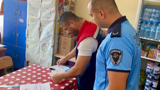 Germencik'te okul kantinlerinde gıda güvenliği denetimi