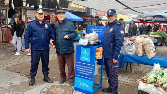 Germencik'te pazar yerlerinde tartı uygulaması başladı