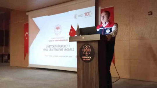 Germencik'te üreticilere yeni destekleme modelleri anlatıldı