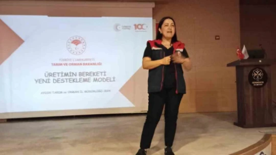 Germencik'te üreticilere yeni destekleme modelleri anlatıldı