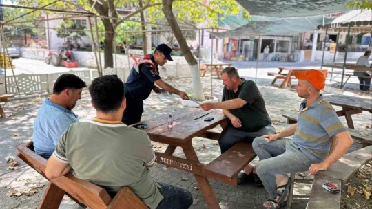 Germencik'te vatandaşlar yangınlara karşı bilgilendirildi