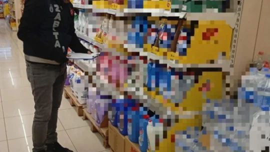 Germencik'te zincir marketler denetlendi