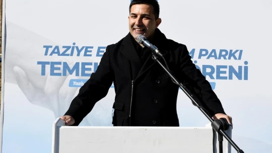 Günel, taziye evinin ve park alanının temelini attı