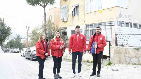 Güvercin Masa gezici ekibi halkın talepleri için kapı kapı dolaşıyor