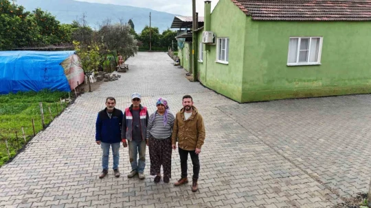 Hamzallı Mahallesi'nin yol sorunu çözüldü