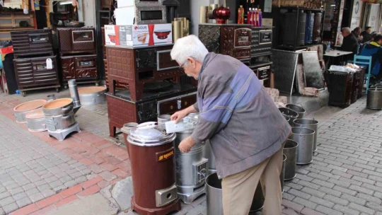 Havalar soğudu, soba satışları başladı