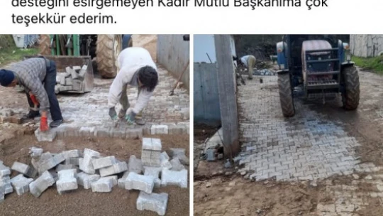 Hisarcık Mahalle Muhtarı Başoğlu'ndan Başkan Tetik'e teşekkür