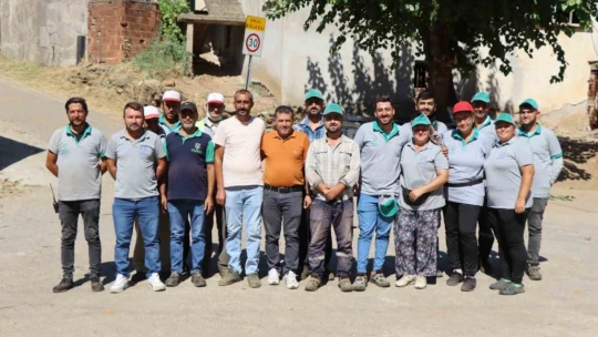 Hisarcık muhtarından Başkan Tetik'e teşekkür