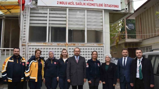 İl Sağlık Müdürü Şenkul acil sağlık hizmetleri personeli ile bir araya geldi