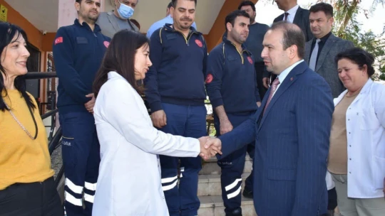 İl Sağlık Müdürü Şenkul Altınkum'daki sağlık çalışmalarını yerinde inceledi