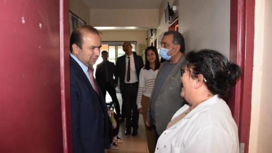 İl Sağlık Müdürü Şenkul Altınkum'daki sağlık çalışmalarını yerinde inceledi