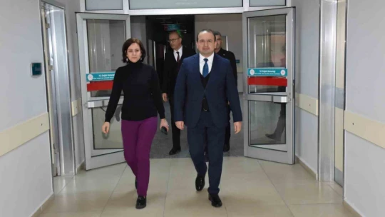 İl Sağlık Müdürü Şenkul, Söke'deki hastanede incelemelerde bulundu