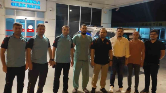 İl Sağlık Müdürü Şenkul, yangından etkilenen şahıslara 'geçmiş olsun' ziyareti